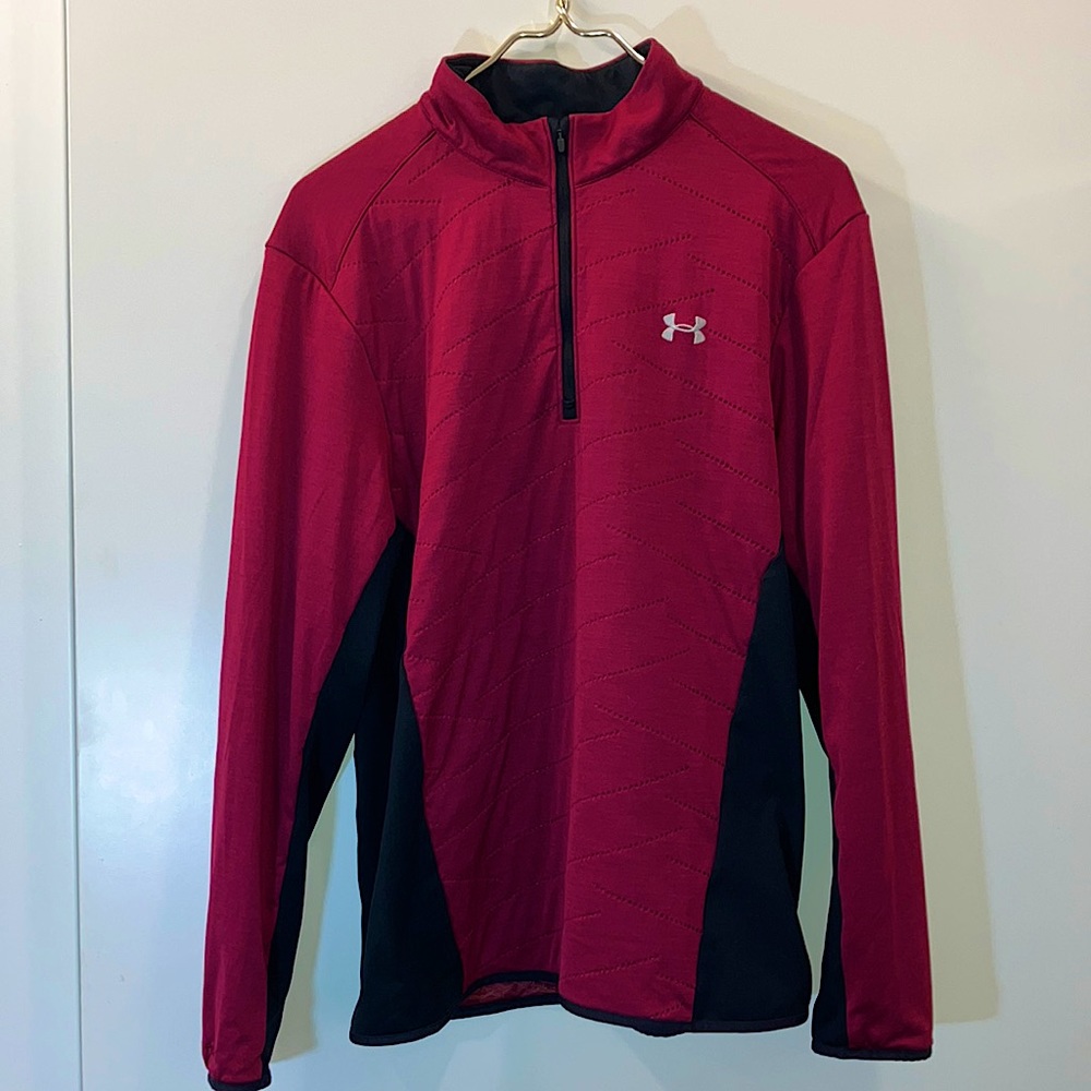 Under Armer Coldgear Quarter Zip Lg